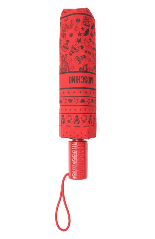 Складной зонт Moschino 8984-0PENCL0SEC Красный  8984-0PENCL0SEC Фото 6