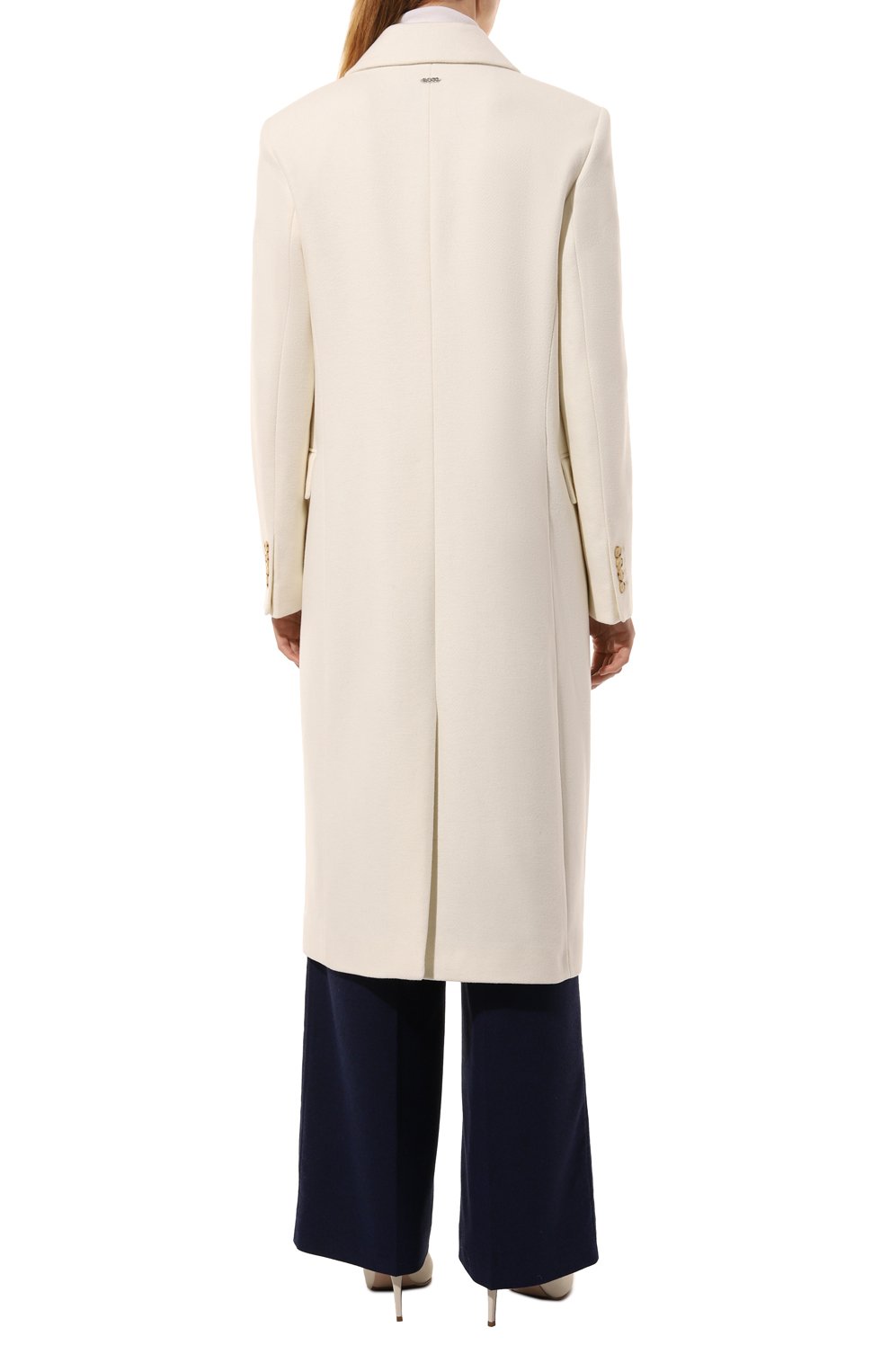 Пальто BOSS кремового цвета по цене 59950 руб., арт. 50524975, фото 4 Пальто BOSS, арт. 50524975, фото 4