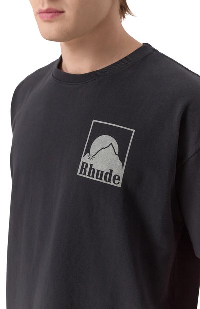 Хлопковая футболка RHUDE, арт. RHPS25TT03012, фото 5