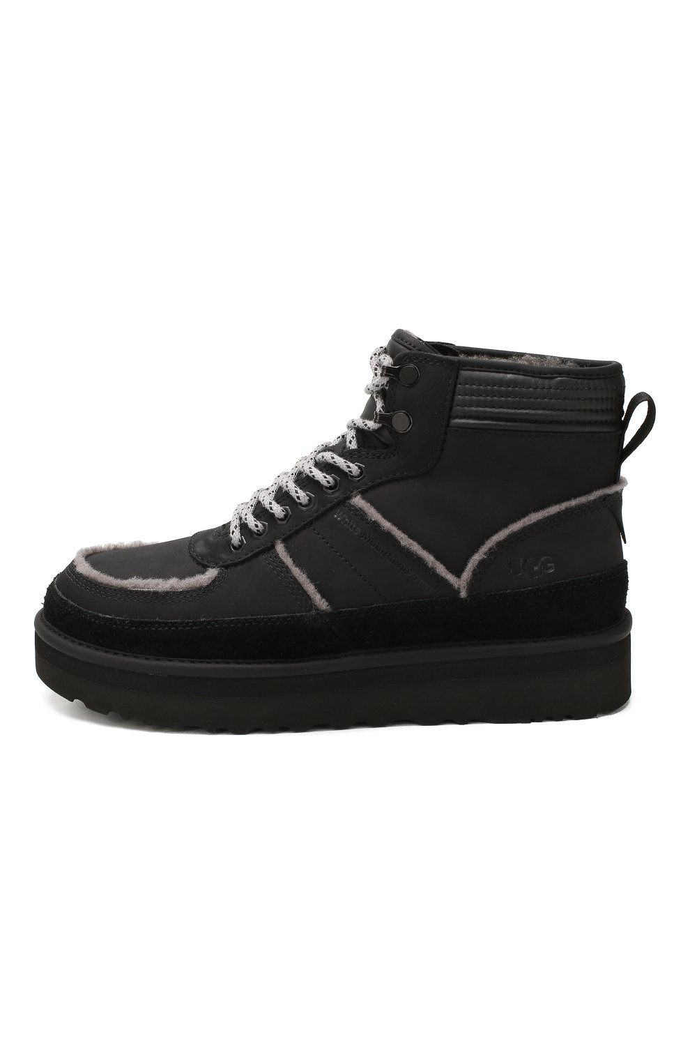 Кожаные ботинки ugg x white mountaineering highland sport UGG черного цвета по цене 38050 руб., арт. 1108649_BLK, фото 3 Кожаные ботинки ugg x white mountaineering highland sport UGG, арт. 1108649_BLK, фото 3