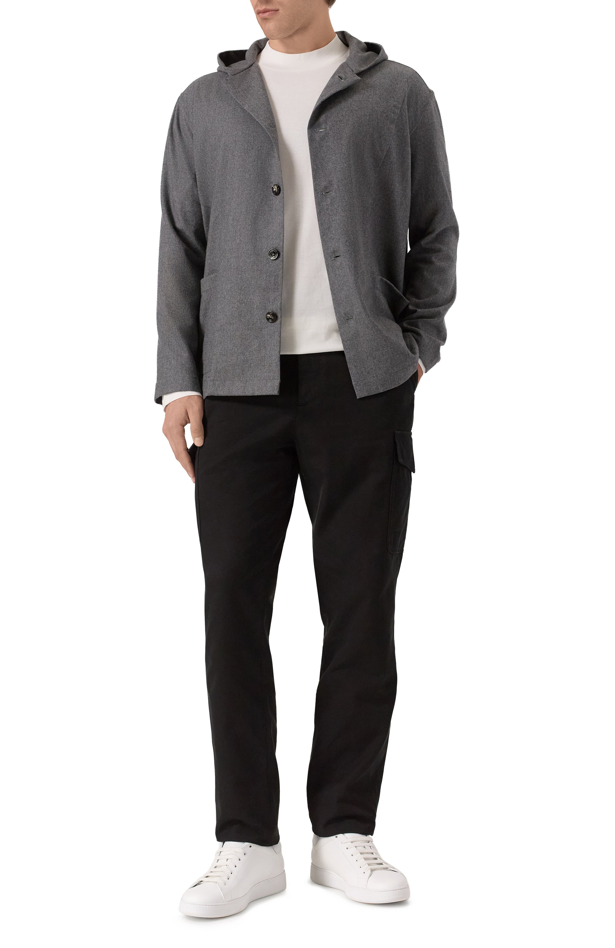 Шерстяная куртка-рубашка KITON, арт. UMCLUCAK0124G02, фото 2