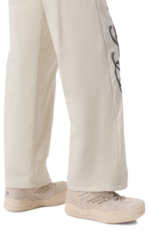 Замшевые кеды Hamptons Platform Balenciaga 856420/WHMPS Бежевый  856420/WHMPS Фото 2