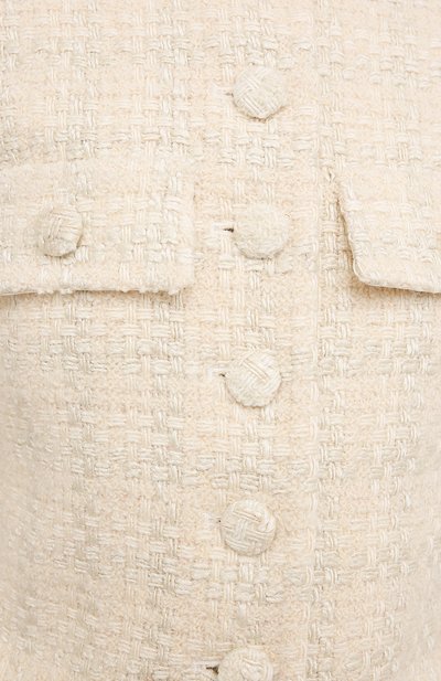 Пальто из шерсти и шелка SAINT LAURENT, арт. 652528/Y5C78, фото 5