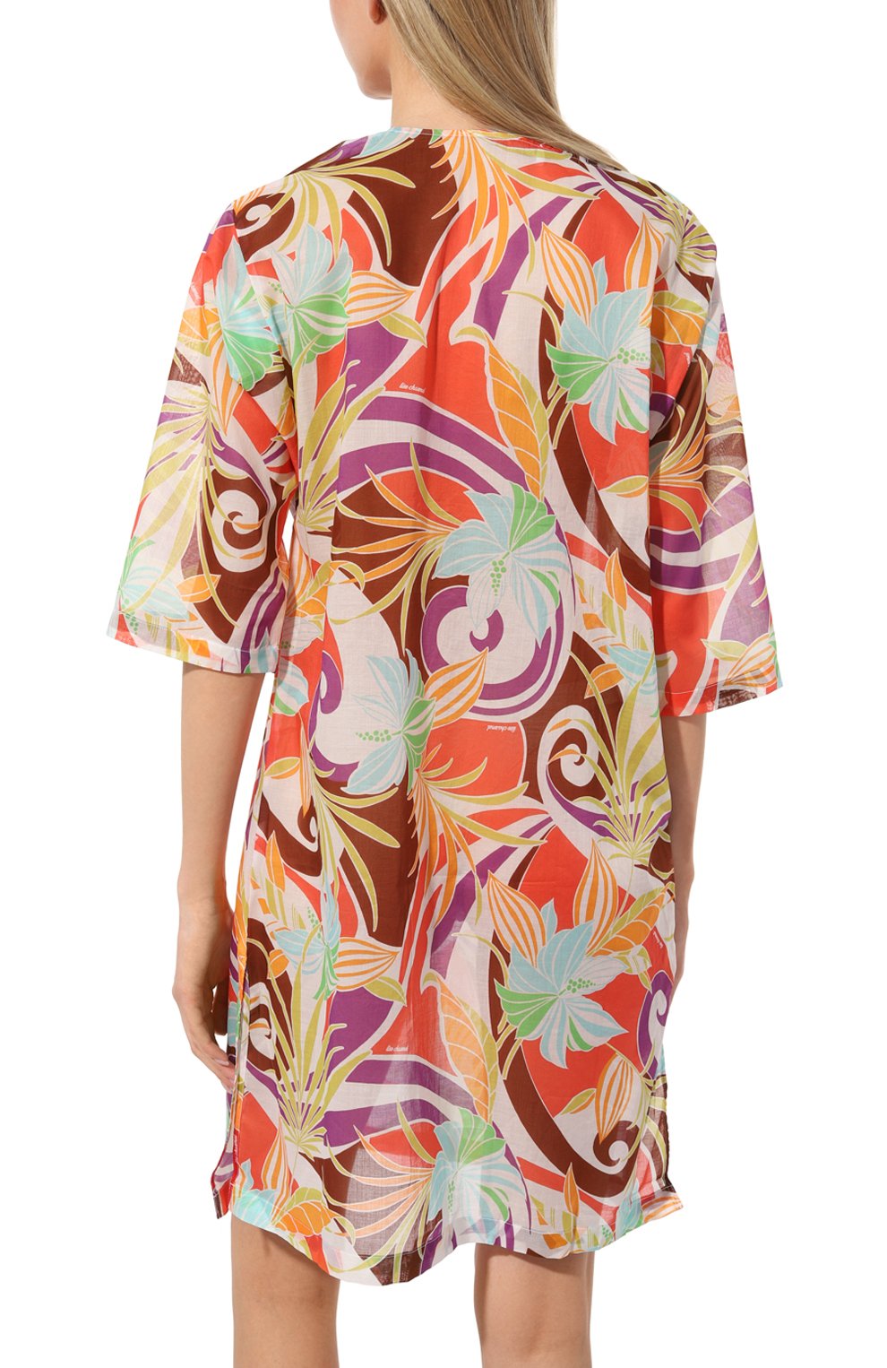 Хлопковая туника LISE CHARMEL разноцветного цвета по цене 27660 руб., арт. ASB4468, фото 4 Хлопковая туника LISE CHARMEL, арт. ASB4468, фото 4