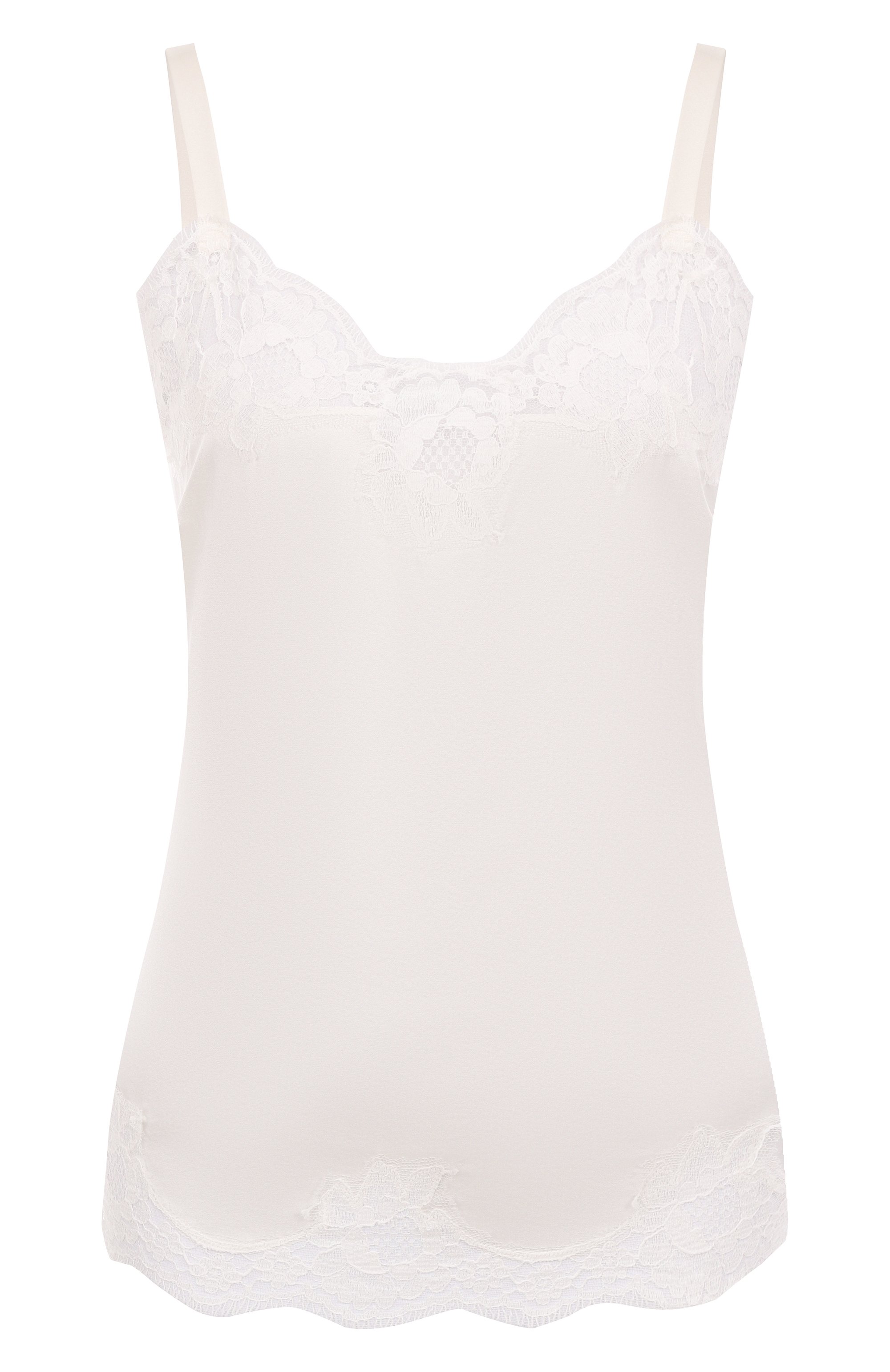 Топ из шелка и хлопка DOLCE & GABBANA, арт. 07A00T/0N013, фото 1