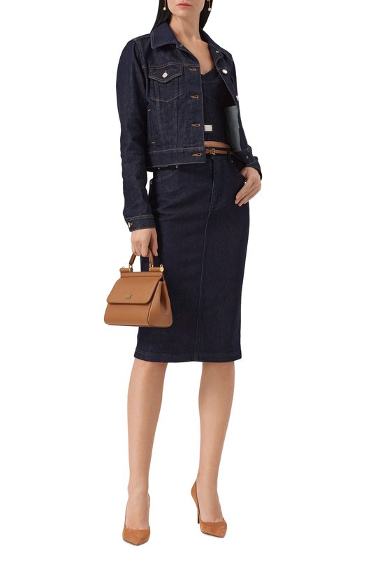 Джинсовая юбка Dolce & Gabbana F4CYAD/G8LY5 Синий  F4CYAD/G8LY5 Фото 2