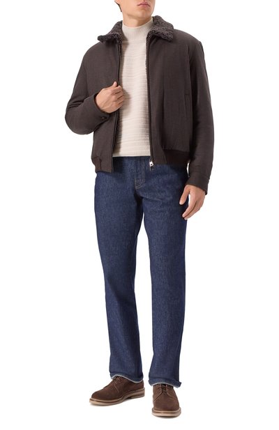 Мужские замшевые ботинки BRUNELLO CUCINELLI, арт. MZUPEAT710