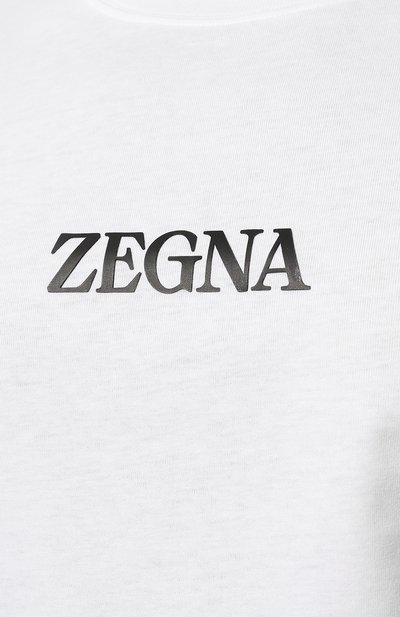 Хлопковая футболка ZEGNA, арт. E7364/A777, фото 5