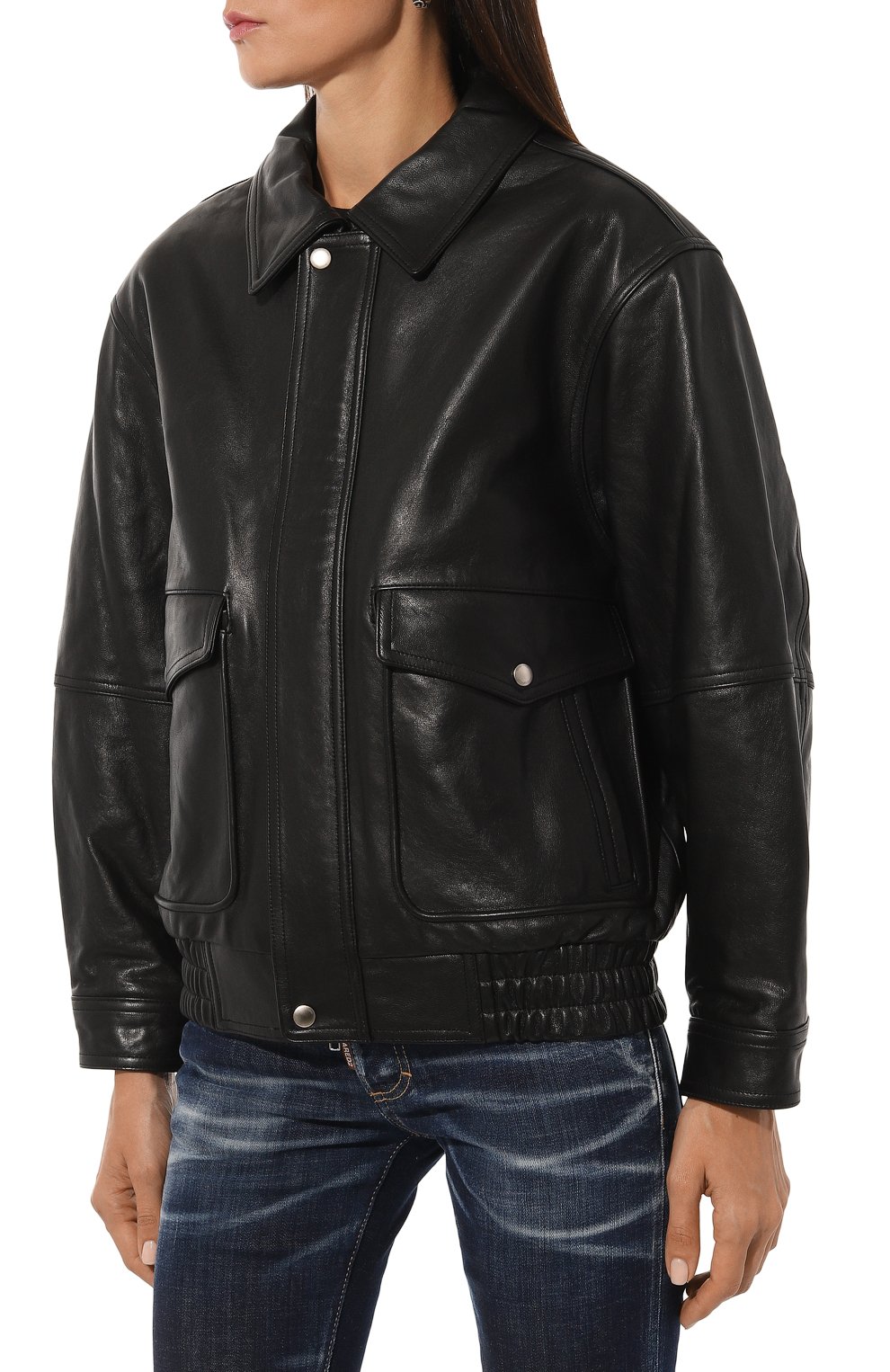 Кожаная куртка DUNST, арт. UDJU4C105BK, фото 3