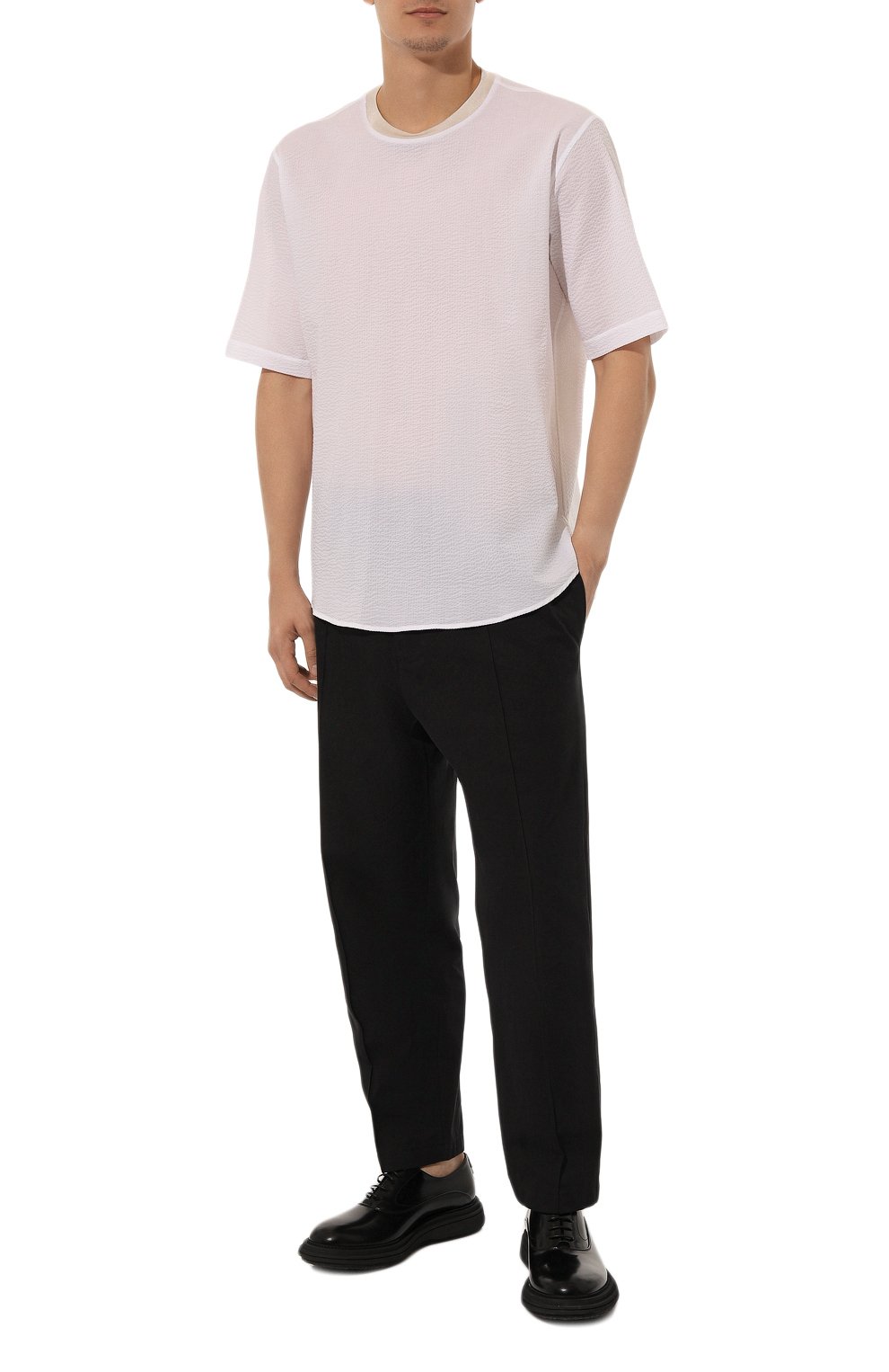 Футболка из вискозы GIORGIO ARMANI, арт. GM000055/TE11186, фото 2