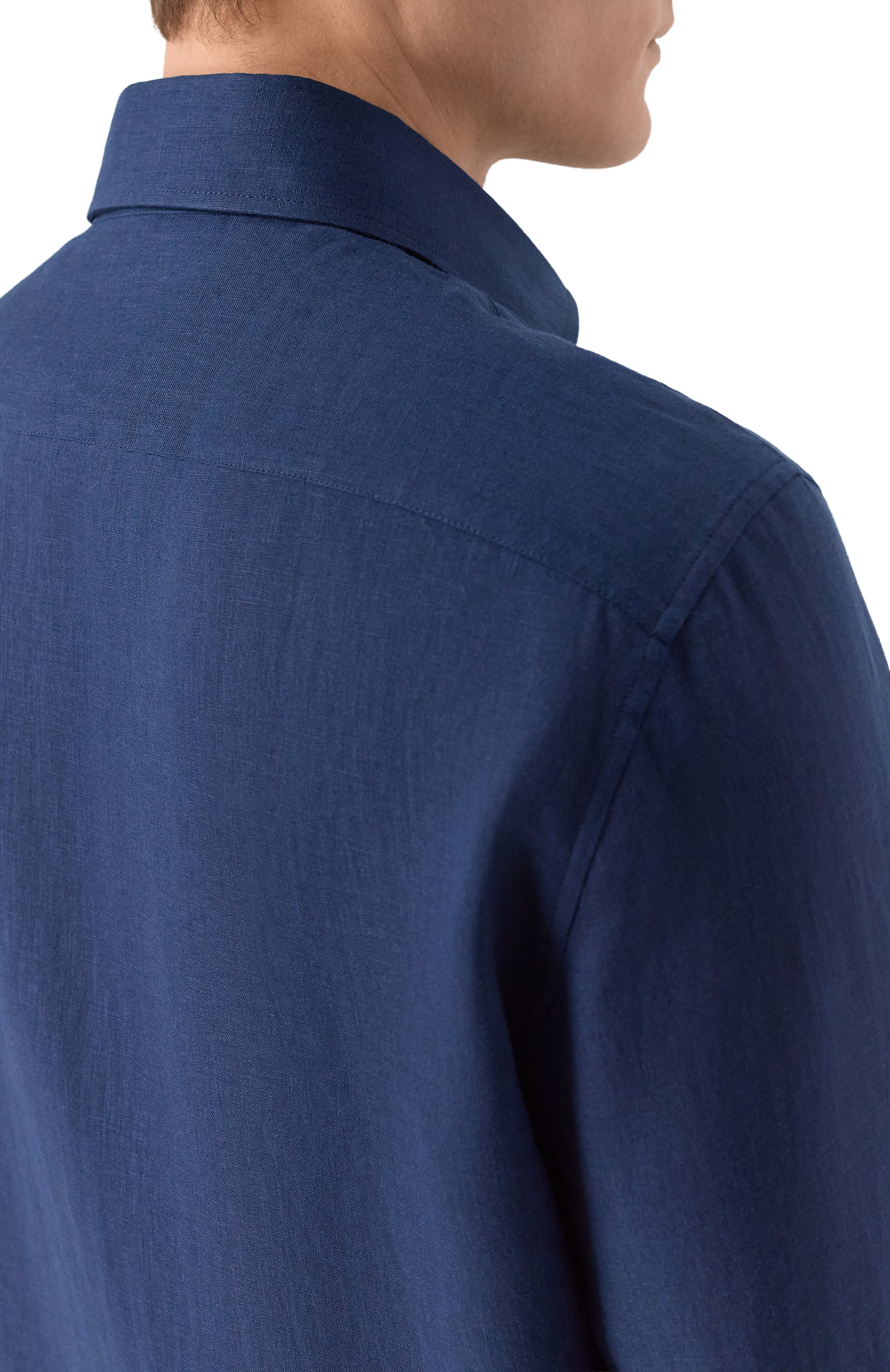 Льняная рубашка BRUNELLO CUCINELLI, арт. MM6840627, фото 5