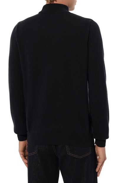 Кашемировый свитер ZILLI темно-синего цвета по цене 122500 руб., арт. KMN001M0300VCHE00, фото 4 Кашемировый свитер ZILLI, арт. KMN001M0300VCHE00, фото 4
