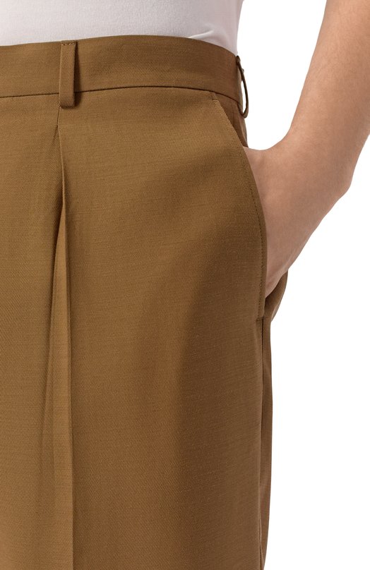 Шорты из вискозы и лиоцелла 12 STOREEZ 137150 Коричневый  137150 Фото 5