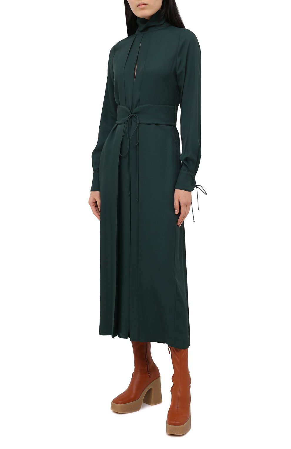 Платье из вискозы VICTORIA BECKHAM, арт. 1320WDR001614A, фото 3