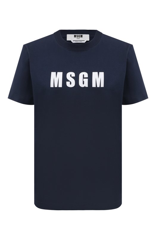 фото Хлопковая футболка msgm