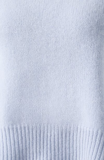 Кашемировый пуловер REJINA PYO голубого цвета по цене 53750 руб., арт. C095K/KNIT, фото 5 Кашемировый пуловер REJINA PYO, арт. C095K/KNIT, фото 5