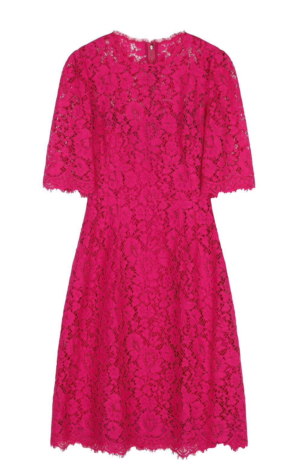 Приталенное кружевное платье-миди DOLCE & GABBANA, арт. F67Z2T/HLMII, фото 1