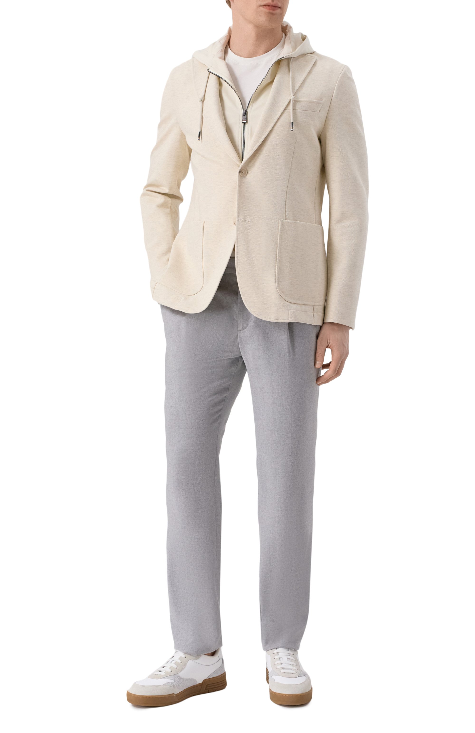 Хлопковый пиджак BOSS, арт. 50545835, фото 2