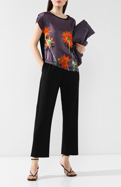 Шерстяные брюки DRIES VAN NOTEN черного цвета по цене 42750 руб., арт. 192-10924-8227, фото 2 Шерстяные брюки DRIES VAN NOTEN, арт. 192-10924-8227, фото 2