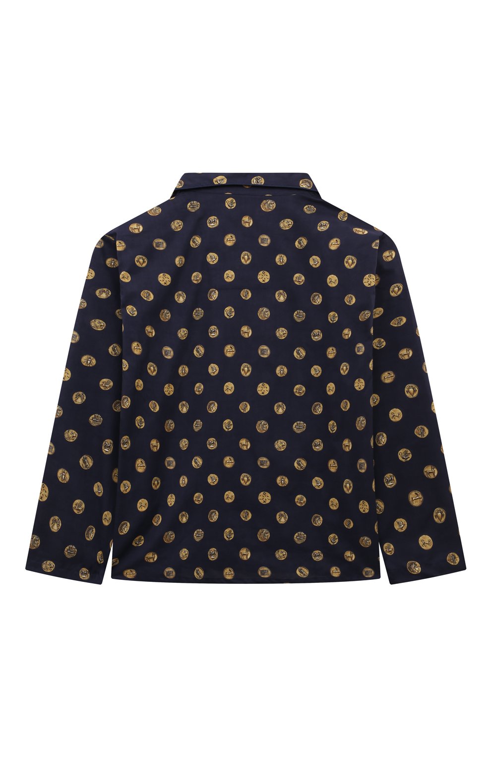 Хлопковая пижама DEREK ROSE темно-синего цвета по цене 19050 руб., арт. 7025-LEDB078, фото 3 Хлопковая пижама DEREK ROSE, арт. 7025-LEDB078, фото 3