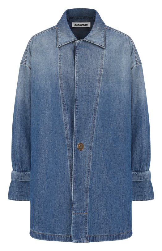 Джинсовая рубашка Jodie Darkpark WSH08 TBL01W075/J0DIE-TUNIC STYLE TENCEL SHIRT Синий WSH08 TBL01W075/J0DIE-TUNIC STYLE TENCEL SHIRT