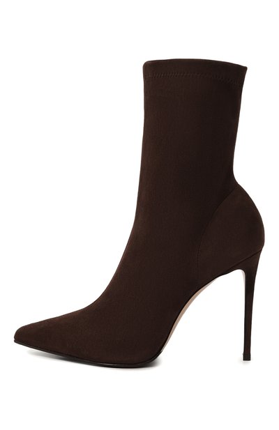 Замшевые ботильоны stivaletto eva 100 LE SILLA, арт. 2195V090R1PPVST, фото 4