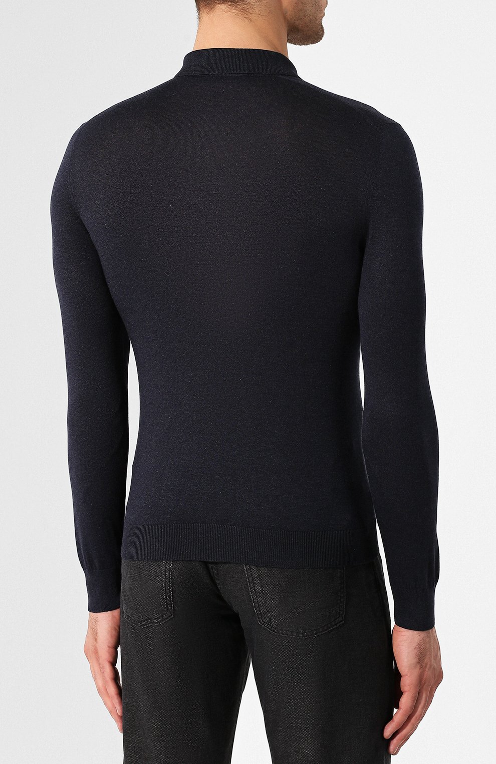 Шелковое поло ANDREA CAMPAGNA, арт. 43111/23503*, фото 4