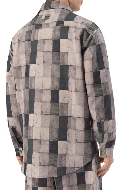 Рубашка изо льна и хлопка WHITE SAND, арт. 26SU20/296, фото 4