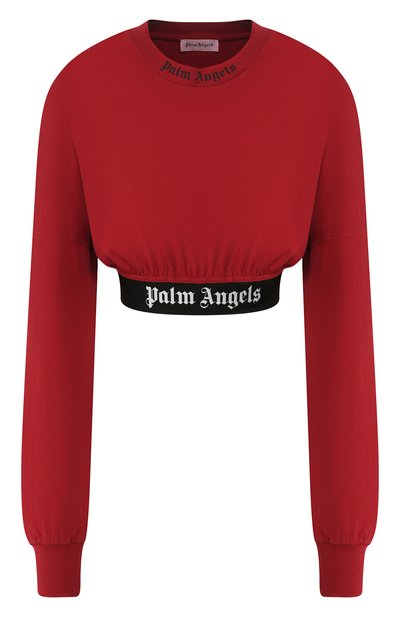 Женский хлопковый топ PALM ANGELS, арт. PWAB003E194130022410