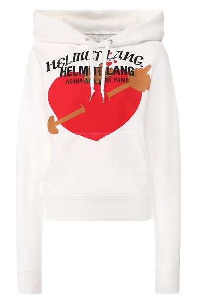 Женский хлопковое худи HELMUT LANG, арт. J06DW508