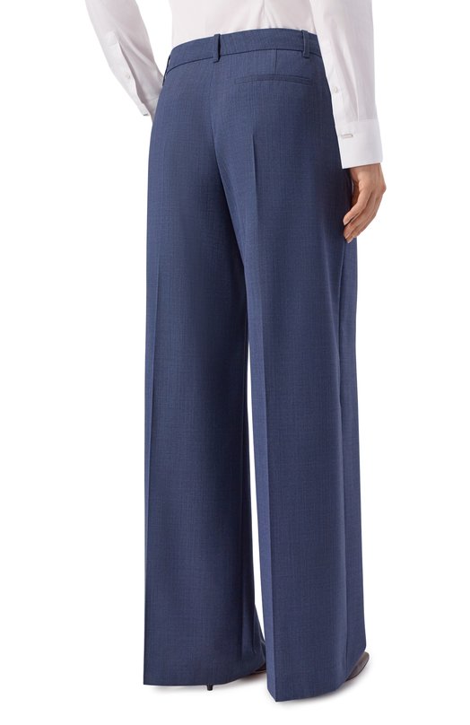 Шерстяные брюки BOSS 50554965 Синий  50554965 Фото 4