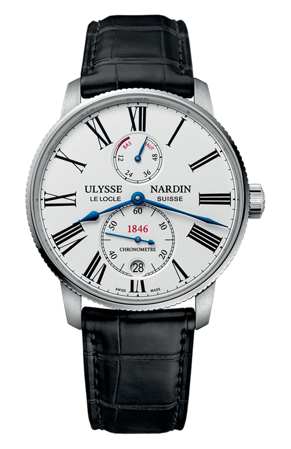 Часы torpilleur ULYSSE NARDIN бесцветного цвета по цене 1215500 руб., арт. 1183-310/40, фото 1 Часы torpilleur ULYSSE NARDIN, арт. 1183-310/40, фото 1