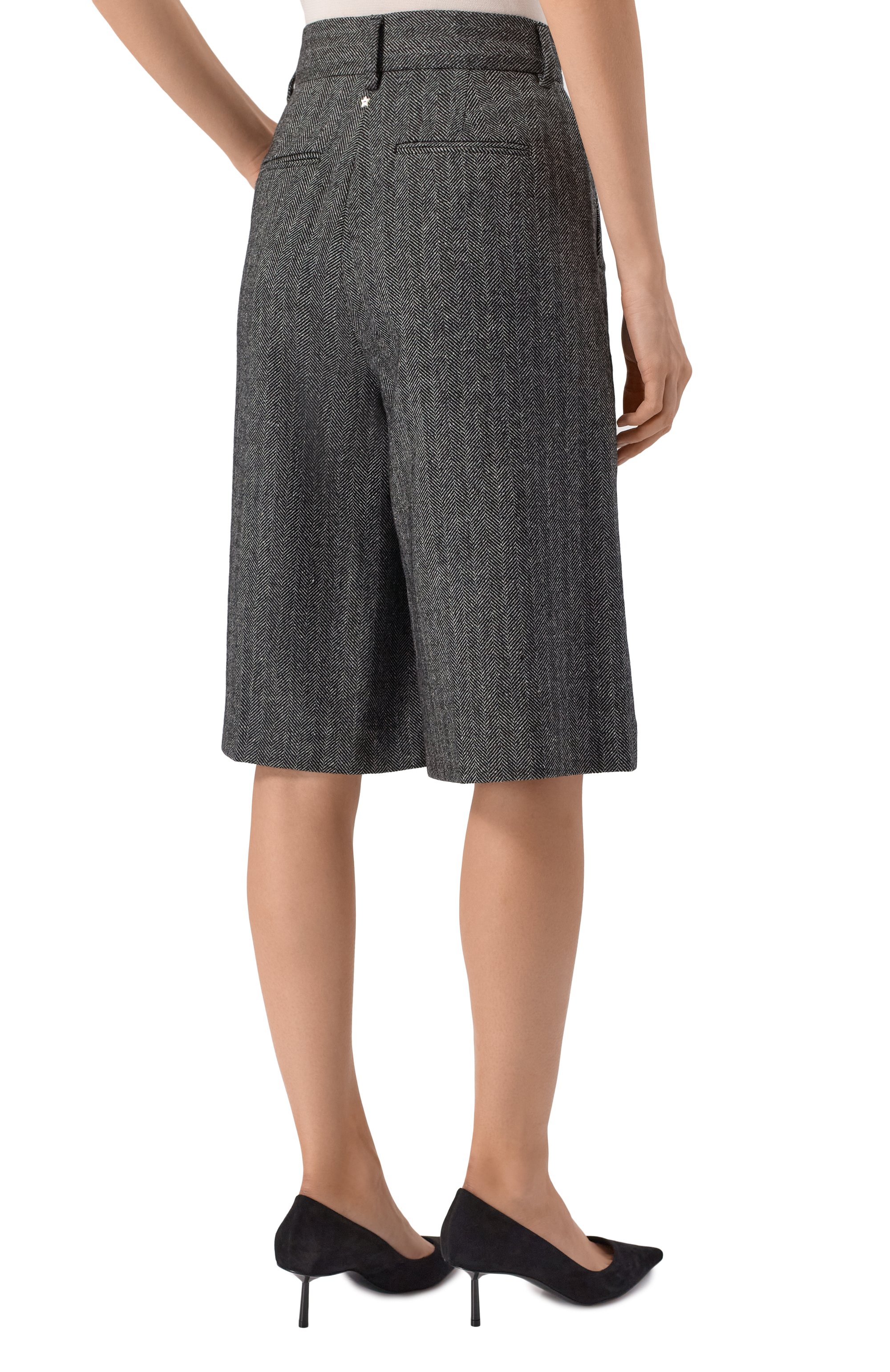 Шорты из шерсти и шелка LORENA ANTONIAZZI, арт. PA24A/5044, фото 4