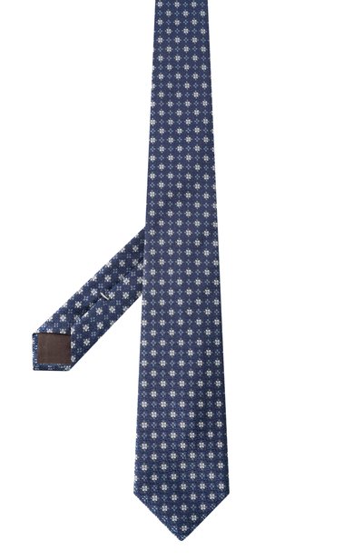Шелковый галстук CANALI синего цвета по цене 21450 руб., арт. 18/HJ04716, фото 3 Шелковый галстук CANALI, арт. 18/HJ04716, фото 3