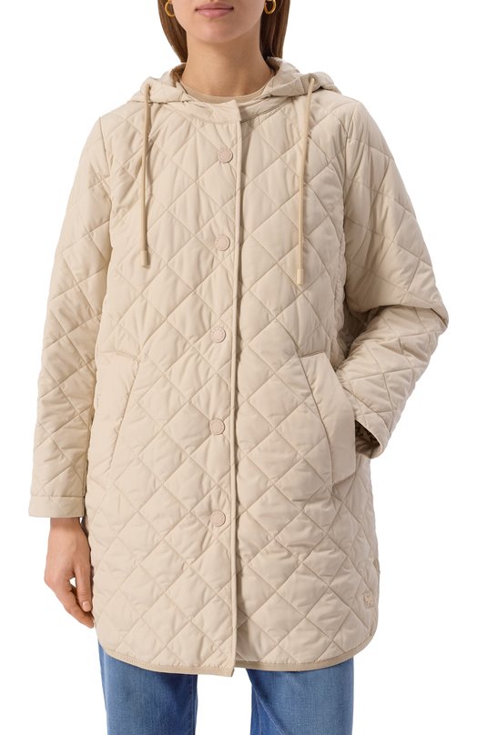 Утепленная куртка Weekend Max Mara ERI0 Бежевый  ERI0 Фото 3