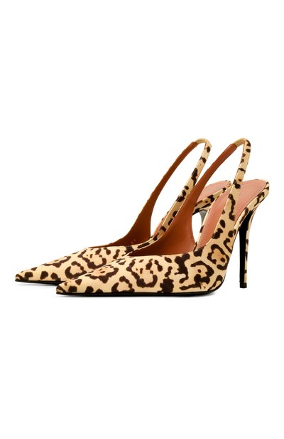 Женские текстильные туфли anok sling 105 AMINA MUADDI, арт. AN0K SLING 105/PRINT SATIN