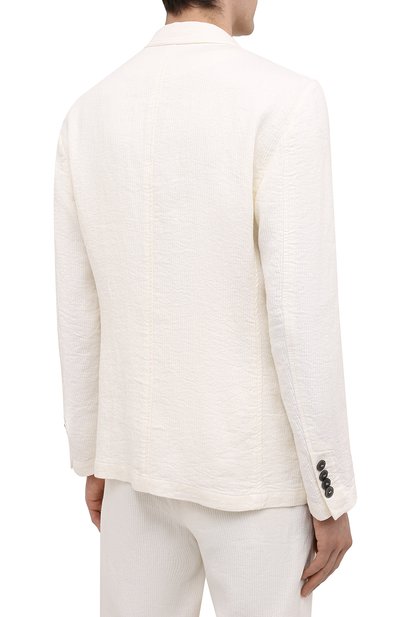 Льняной пиджак GIORGIO ARMANI, арт. 9SGGG076/T02P4, фото 4