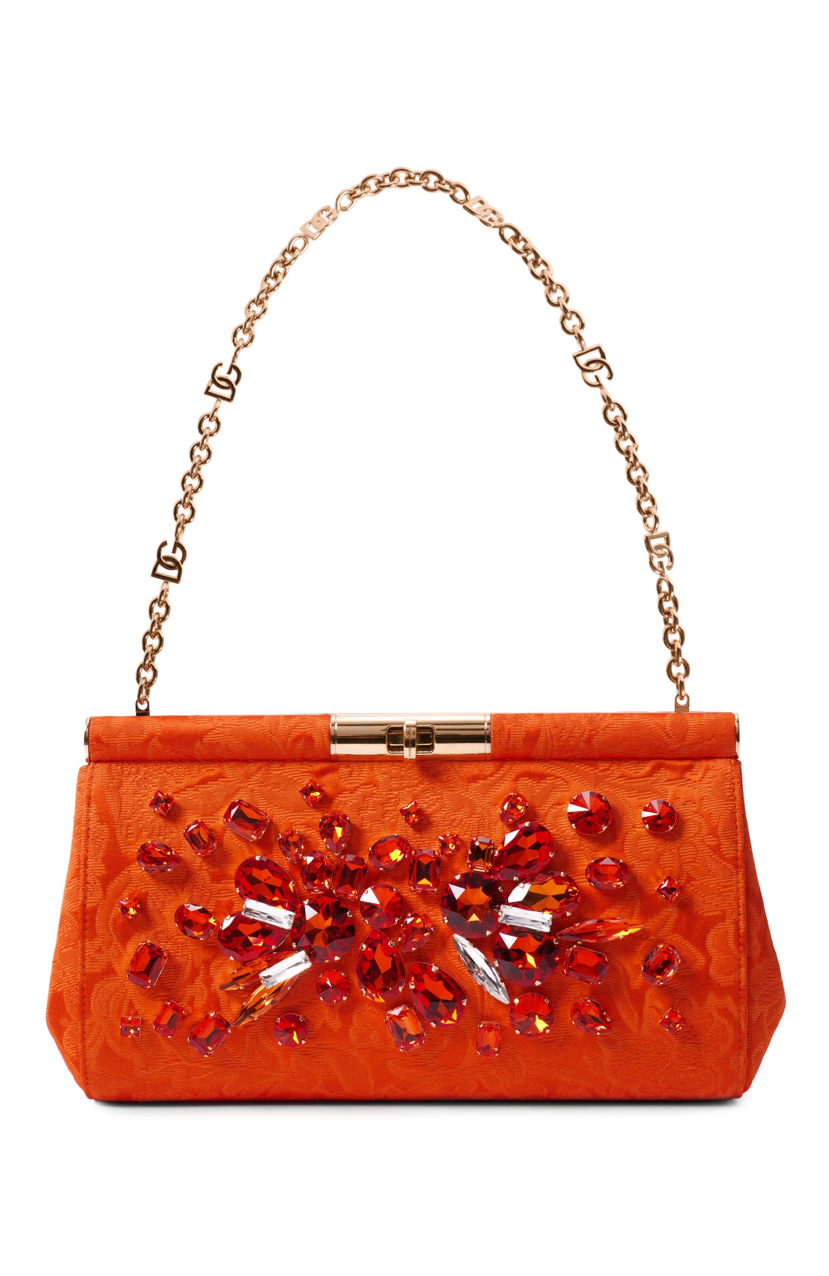 Клатч marlene medium DOLCE & GABBANA оранжевого цвета по цене 478000 руб., арт. BB7672/A0398, фото 1 Клатч marlene medium DOLCE & GABBANA, арт. BB7672/A0398, фото 1