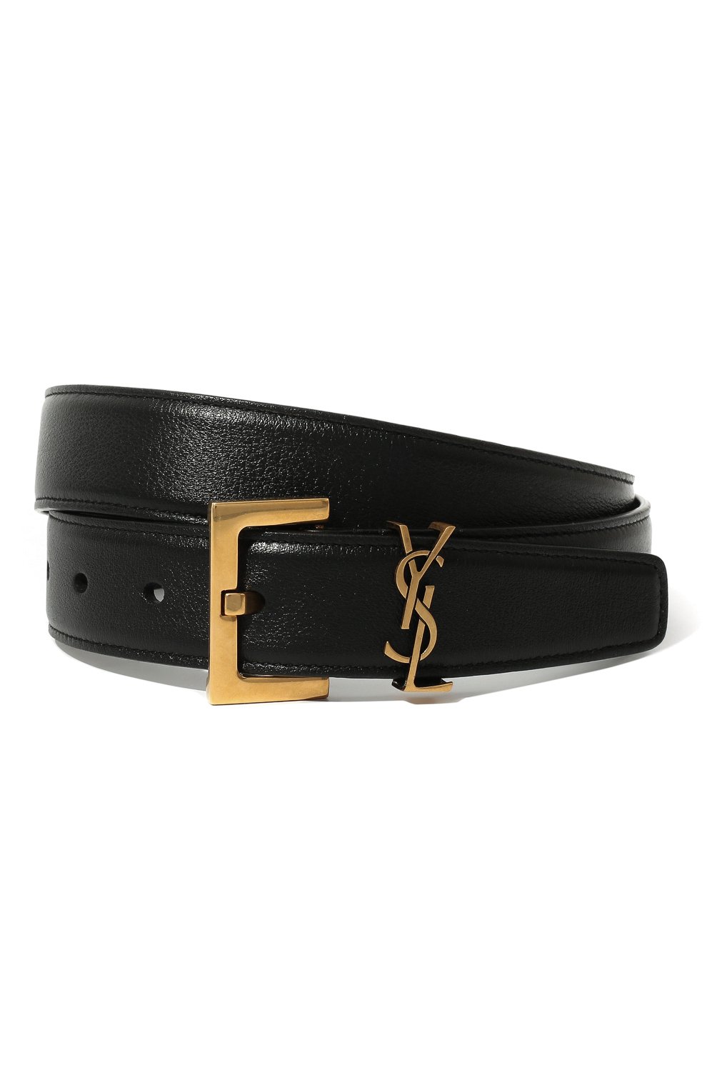 Кожаный ремень monogram SAINT LAURENT, арт. 634437/B000W, фото 1