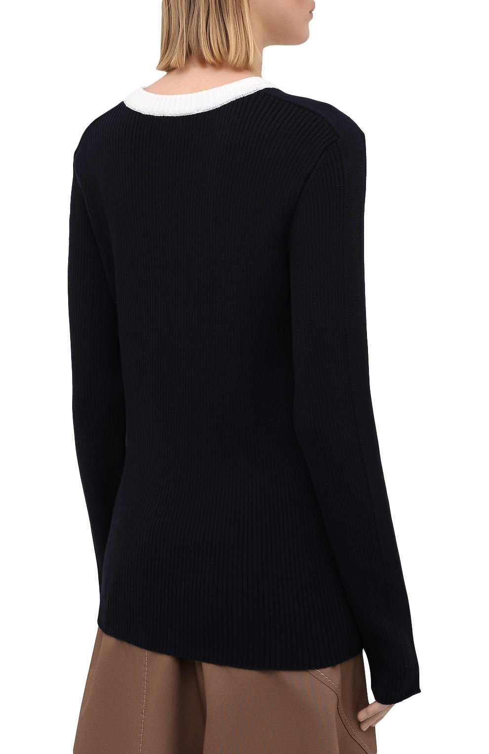 Пуловер из вискозы chloé x fusalp CHLOÉ белого цвета по цене 65800 руб., арт. Y1132, фото 4 Пуловер из вискозы chloé x fusalp CHLOÉ, арт. Y1132, фото 4