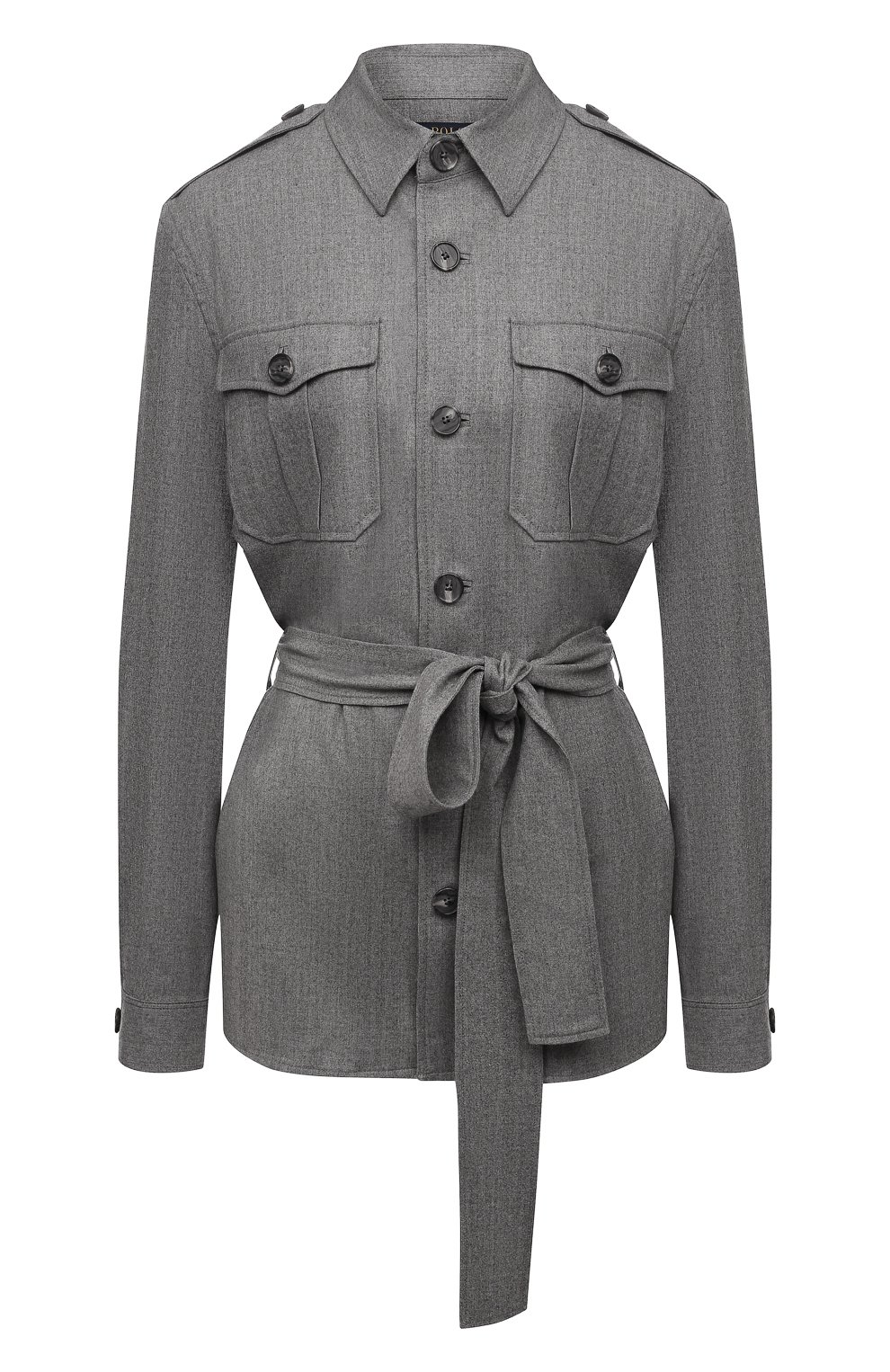 Шерстяная рубашка POLO RALPH LAUREN серого цвета по цене 33200 руб., арт. 211841912, фото 1 Шерстяная рубашка POLO RALPH LAUREN, арт. 211841912, фото 1