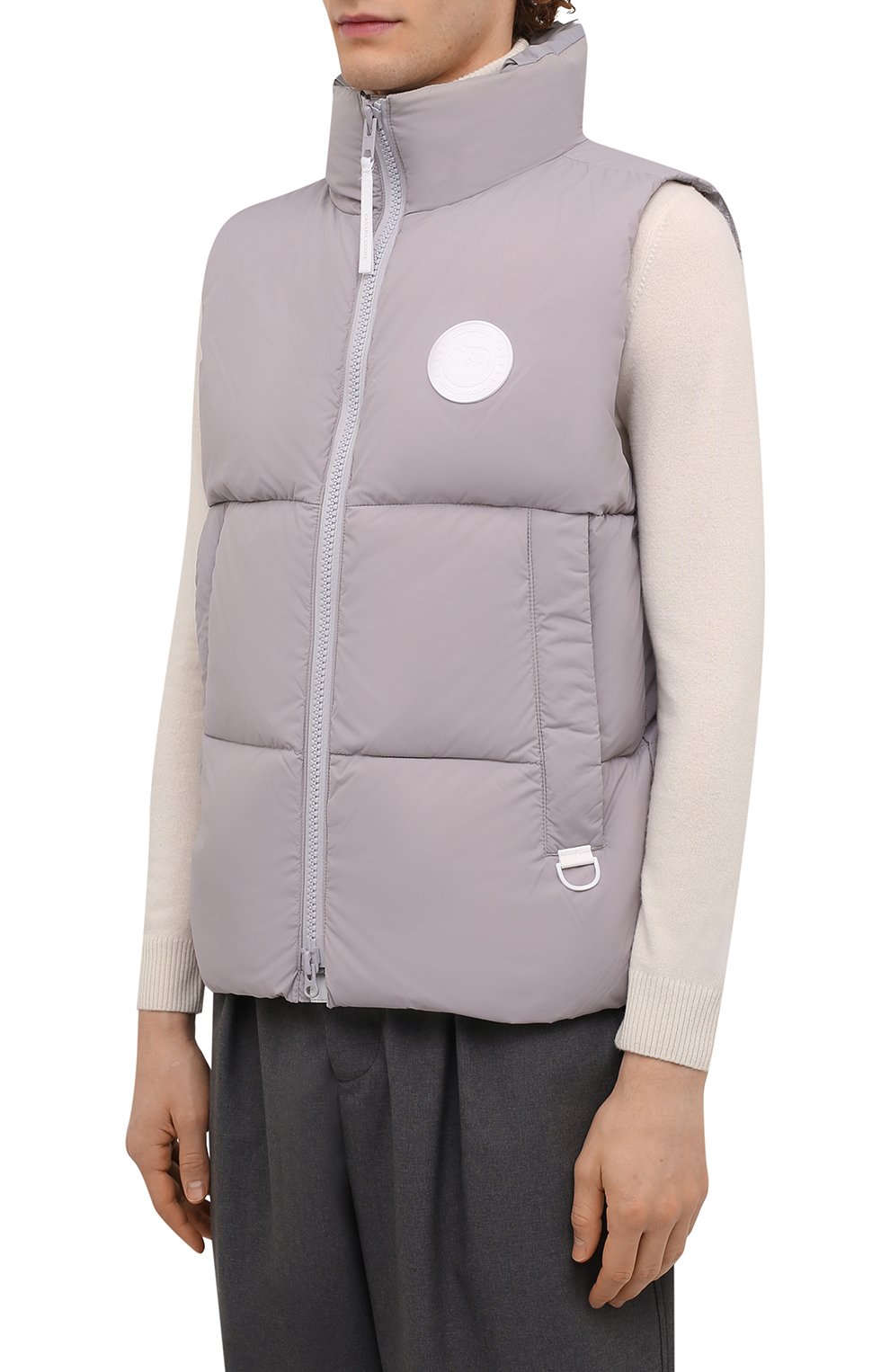 Пуховый жилет everett vest pastels CANADA GOOSE светло-серого цвета по цене 64000 руб., арт. 2614MB1, фото 3 Пуховый жилет everett vest pastels CANADA GOOSE, арт. 2614MB1, фото 3