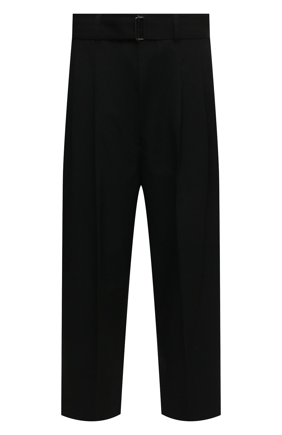 Шерстяные брюки KAZUYUKI KUMAGAI черного цвета по цене 53450 руб., арт. AP12-208, фото 1 Шерстяные брюки KAZUYUKI KUMAGAI, арт. AP12-208, фото 1