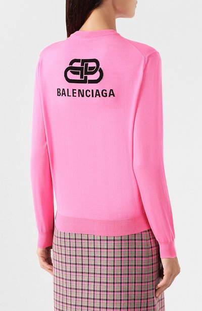Шерстяной пуловер BALENCIAGA, арт. 583093/T1439, фото 4