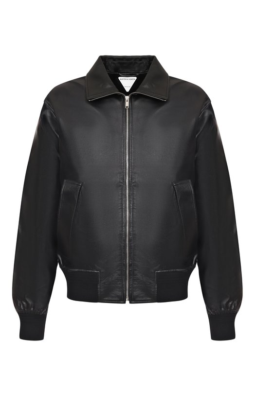 Кожаный бомбер Bottega Veneta 785266/V5AC0 Чёрный 785266/V5AC0