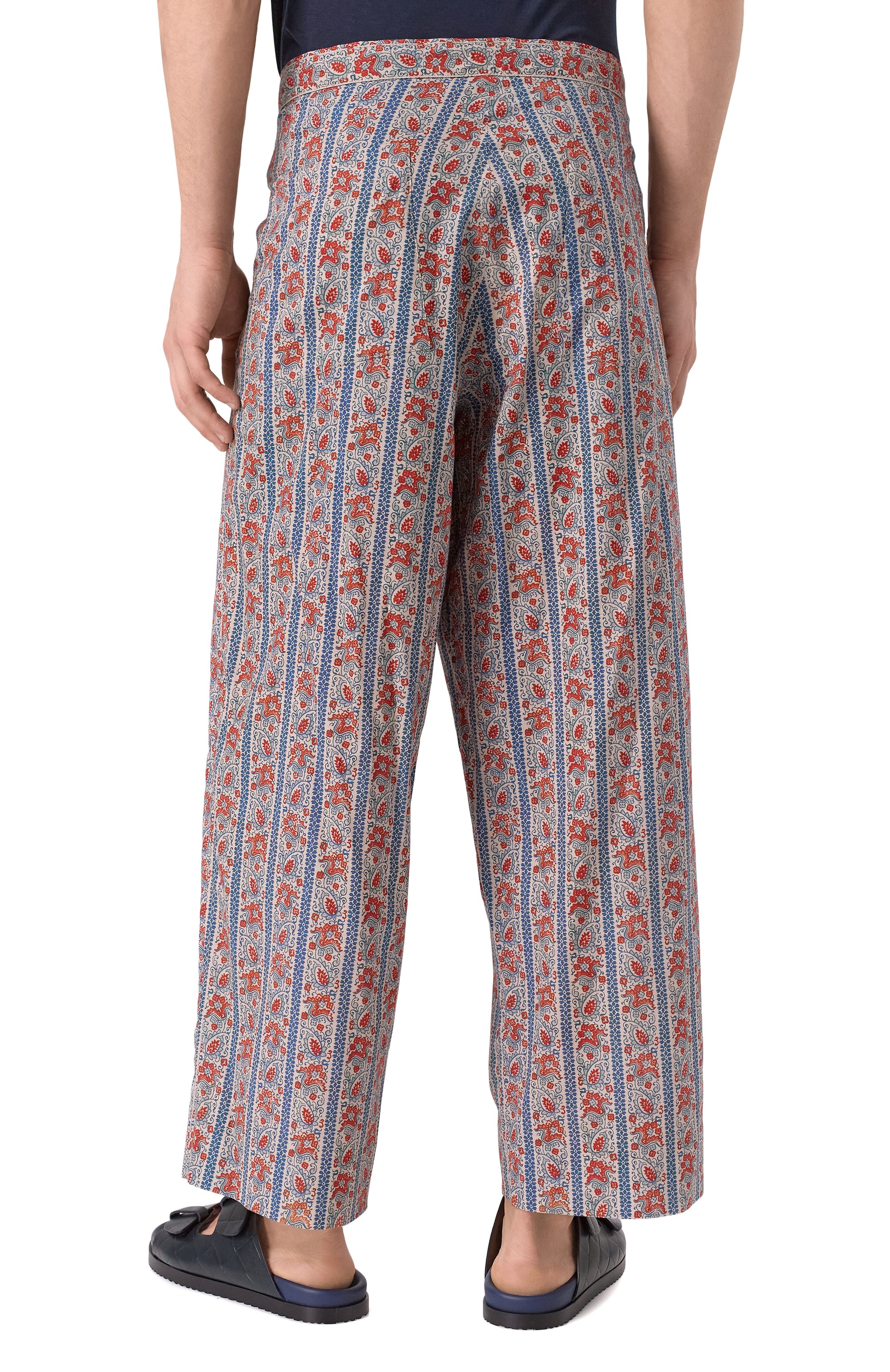 Хлопковые брюки VALENTINO, арт. 6V3RBM45AN2, фото 4