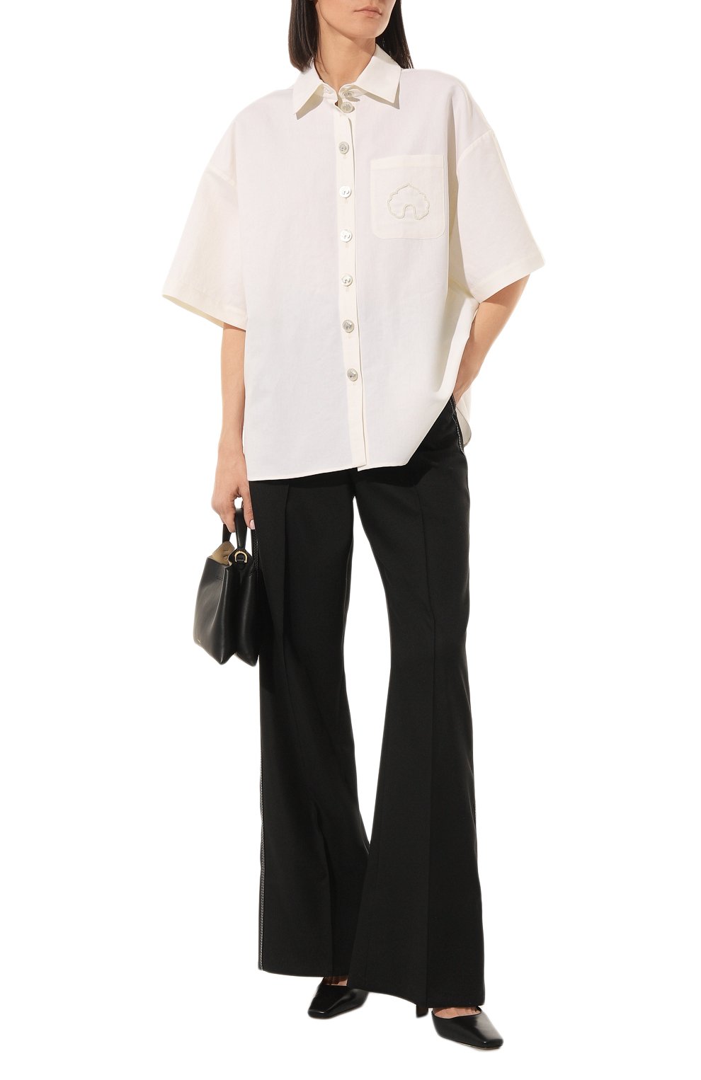 Рубашка из хлопка и шелка AKHMADULLINA, арт. 1122.2JT305/C001, фото 2