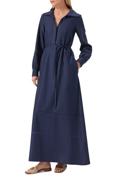 Платье изо льна и шелка MVST, арт. 25E/X2P/0/H011/5546, фото 3