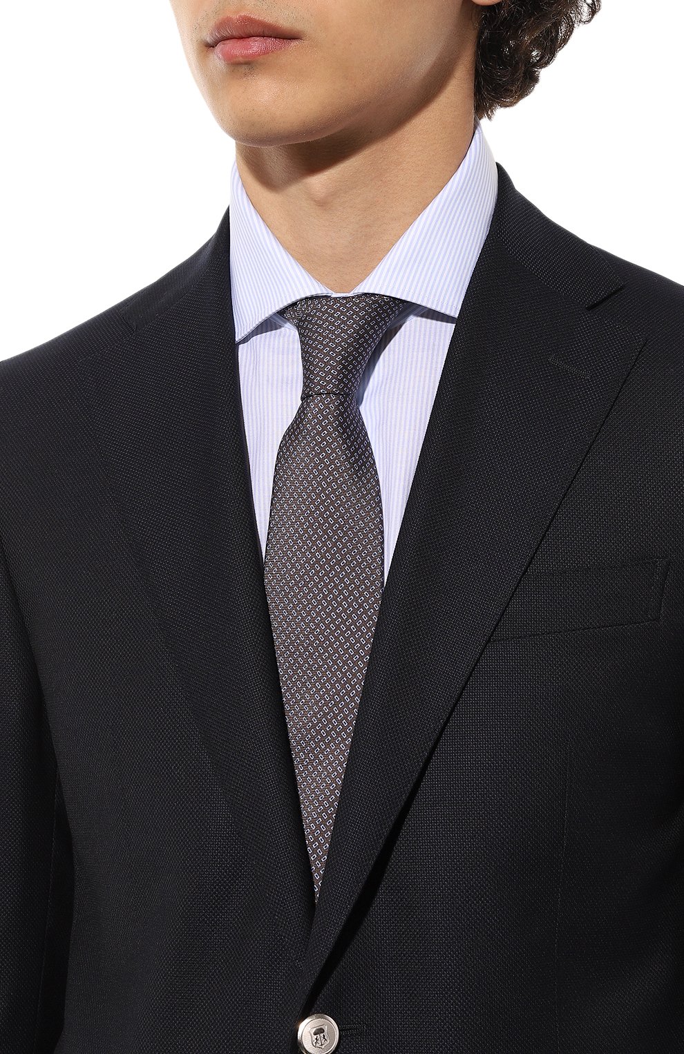 Шелковый галстук CORNELIANI, арт. 92U390-3820311, фото 2