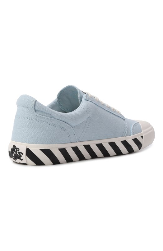 Текстильные кеды Vulc Off-White 0MIA2APS26FAB001 Голубой  0MIA2APS26FAB001 Фото 4